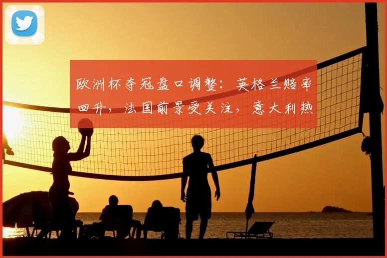 欧洲杯夺冠盘口调整：英格兰赔率回升，法国前景受关注，意大利热度下滑